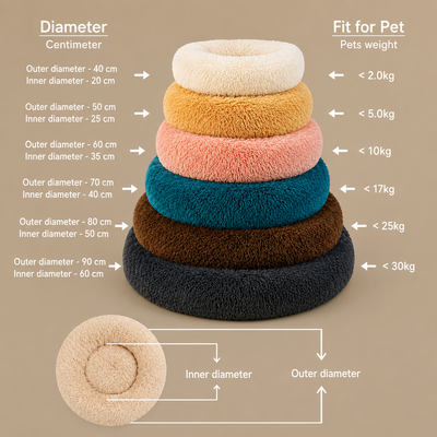 Calming dog bed