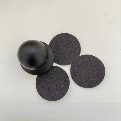 Silent dog nail file with 3 sanding pads